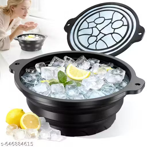 Facial Ice Bath Bowl - Silicone Cold Therapy Tool - VibeDroid