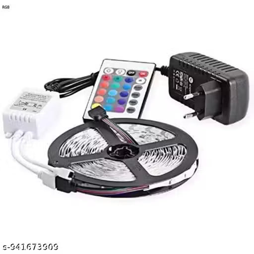 5-Meter Smart RGB LED Strip Light with Remote Control - VibeDroid