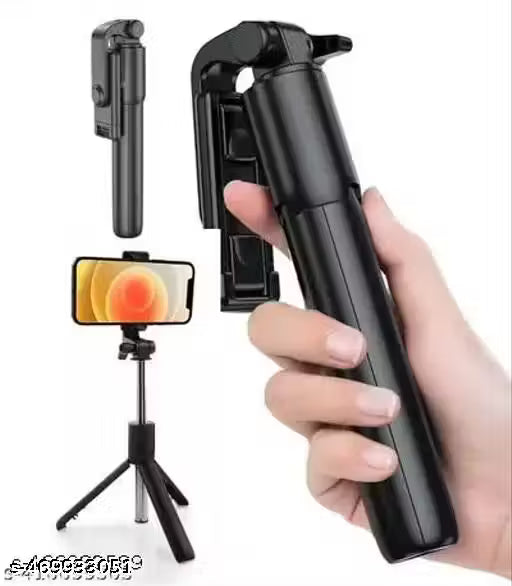 Extendable Selfie Stick - EARPHONIX Bluetooth Remote - VibeDroid