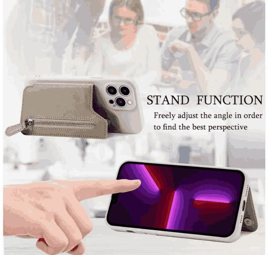 Premium Multi-Functional Stick-On Wallet Case & Mobile Stand - VibeDroid