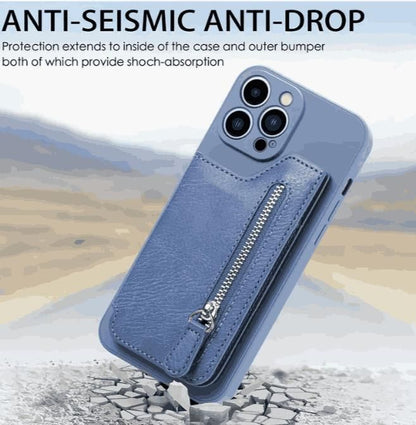 Premium Multi-Functional Stick-On Wallet Case & Mobile Stand - VibeDroid