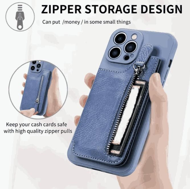 Premium Multi-Functional Stick-On Wallet Case & Mobile Stand - VibeDroid