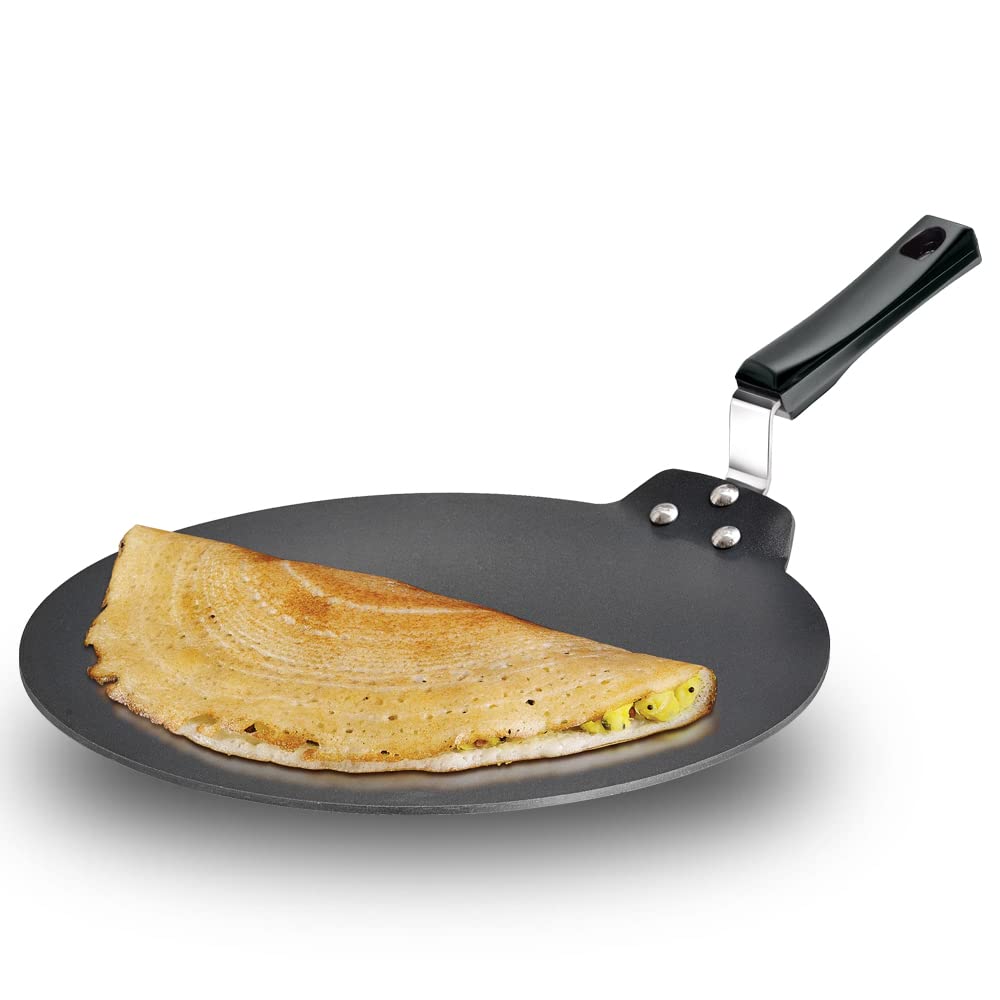 Hawkins Futura Nonstick Dosa Tava, Diameter 33 cm, Thickness 4.88 mm (NDT33) - VibeDroid