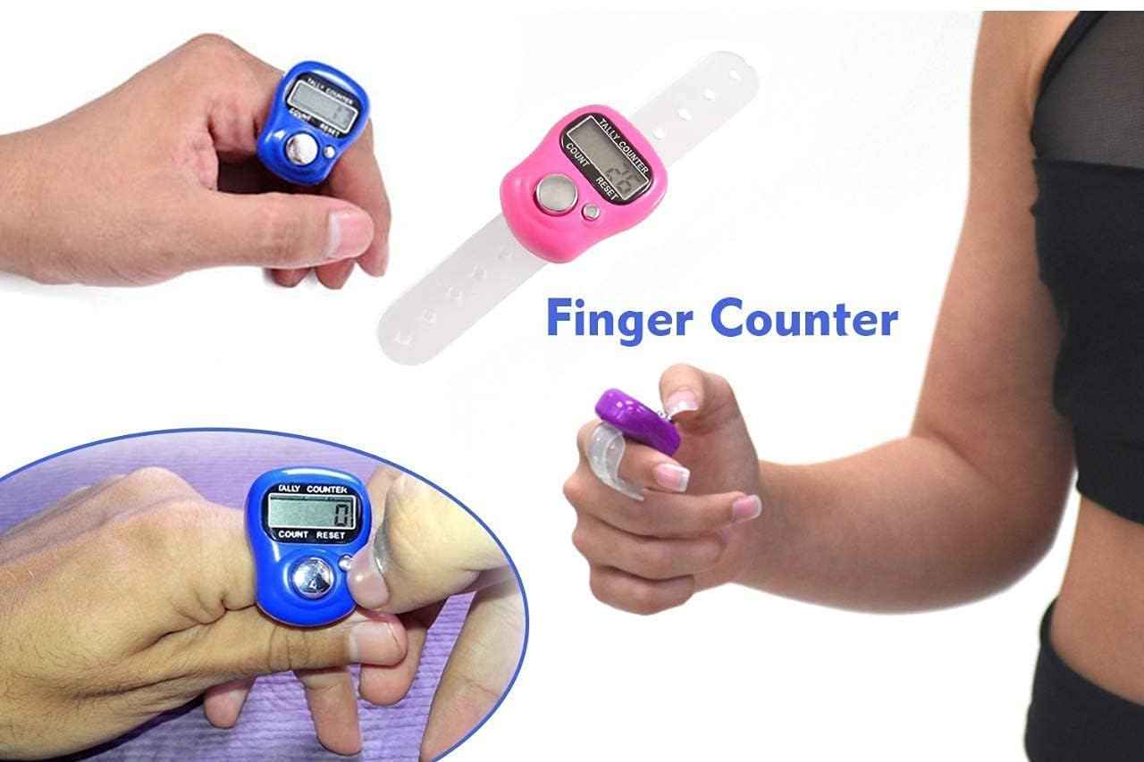 Digital LCD Finger Ring Tally Counter. Multiuse Mini Hand Tally Finger Ring Counting Device