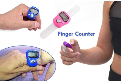 Digital LCD Finger Ring Tally Counter. Multiuse Mini Hand Tally Finger Ring Counting Device