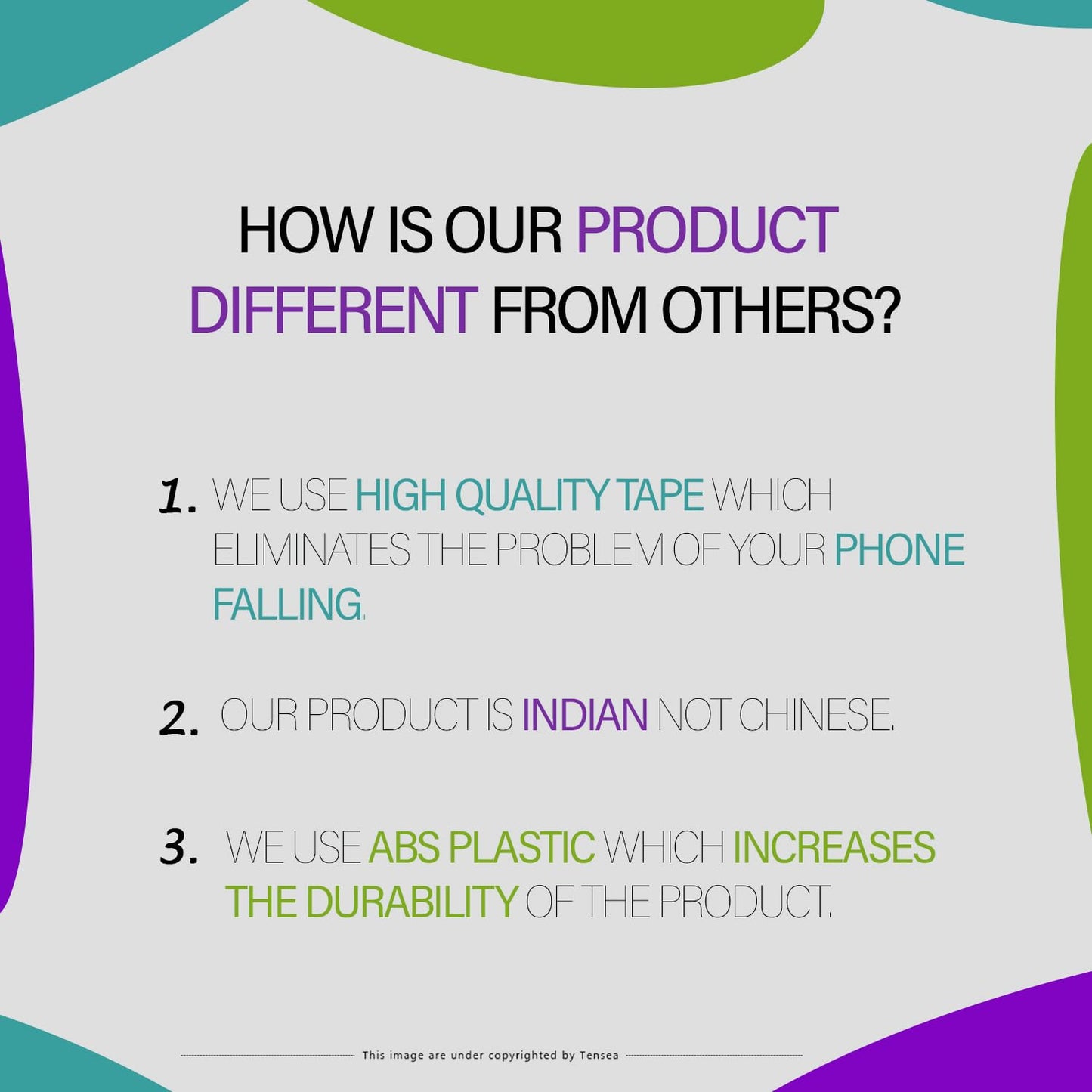 ABS Mobile Phone Charging Stand - 9.9x3x8.6 cm - VibeDroid