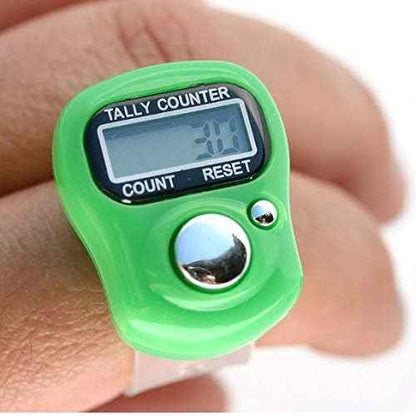 Digital LCD Finger Ring Tally Counter. Multiuse Mini Hand Tally Finger Ring Counting Device