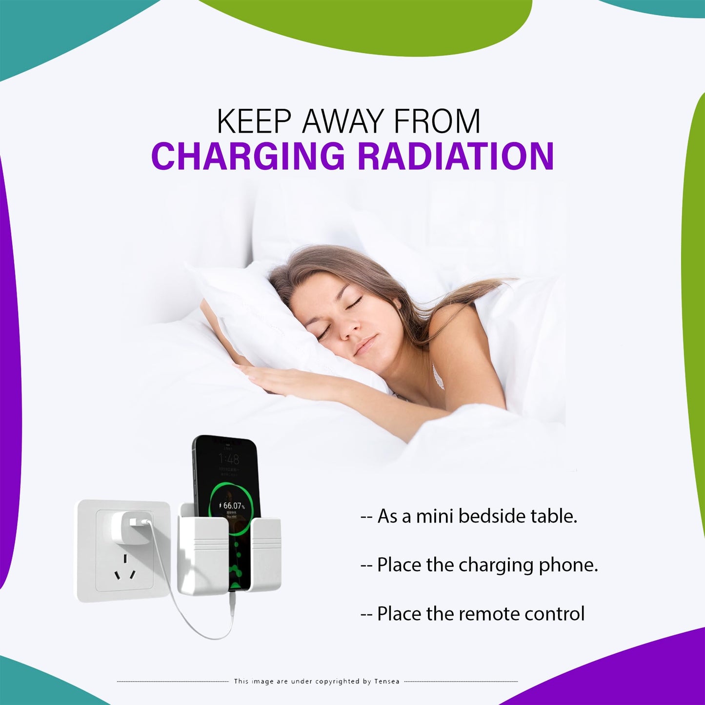 ABS Mobile Phone Charging Stand - 9.9x3x8.6 cm - VibeDroid