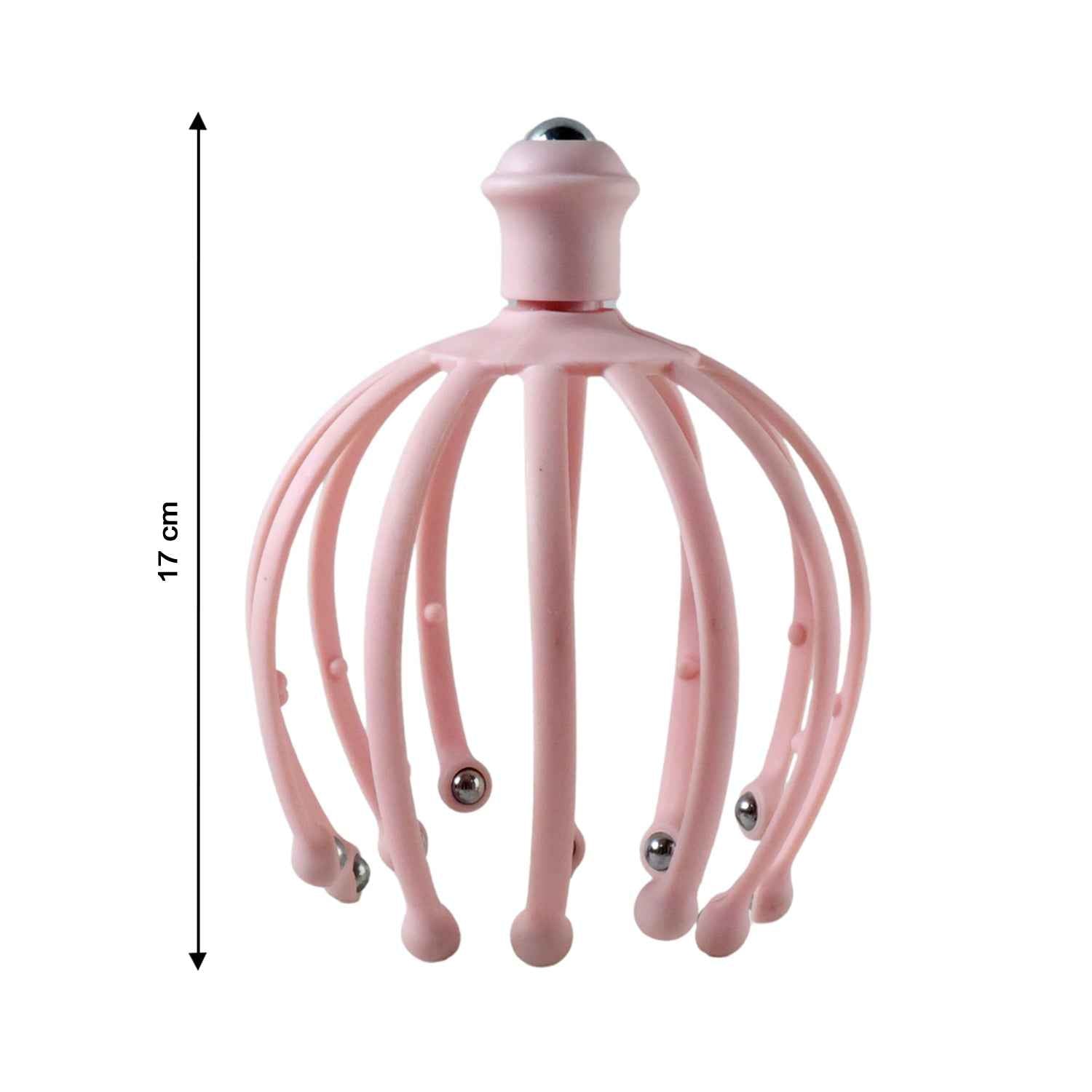 Manual Head Scalp Massager With Rolling Ball Tips (1 Pc)