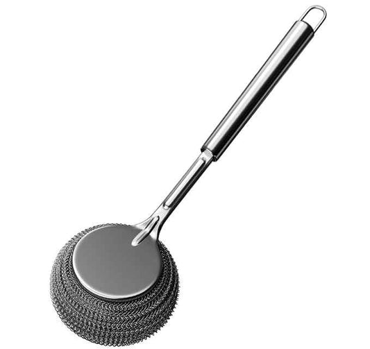 Stainless Steel Long Handle Scrubber(Pack of 2)