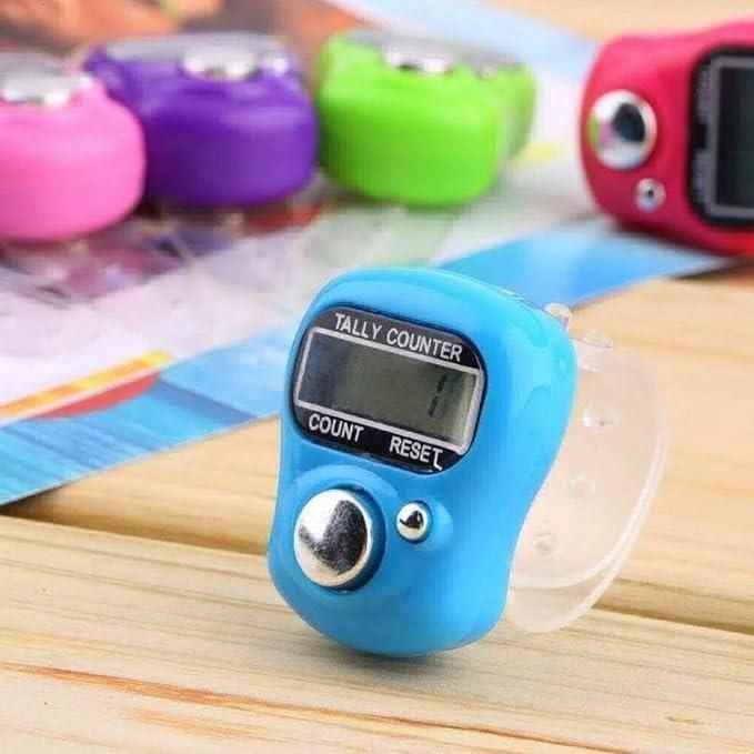 Digital LCD Finger Ring Tally Counter. Multiuse Mini Hand Tally Finger Ring Counting Device