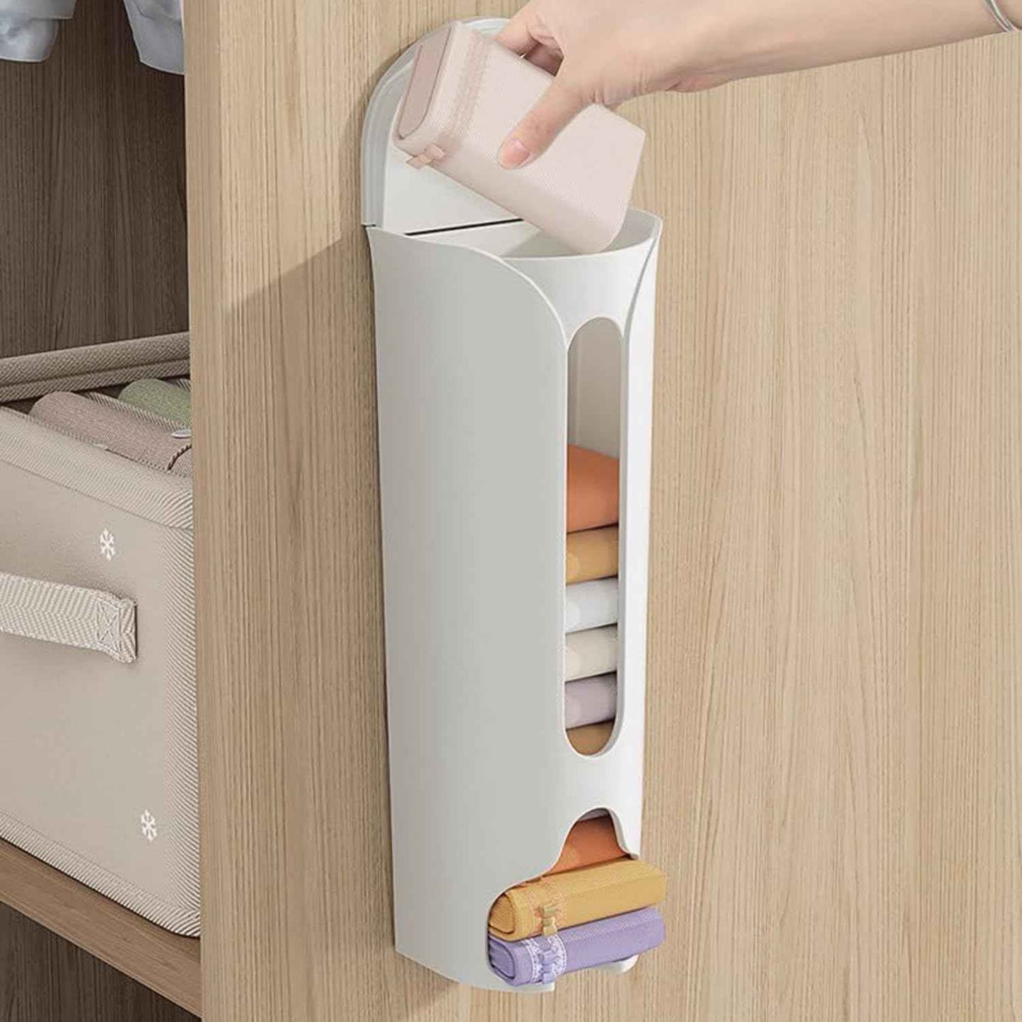 Multipurpose Wall-Mounted Cabinet Storage Organizer