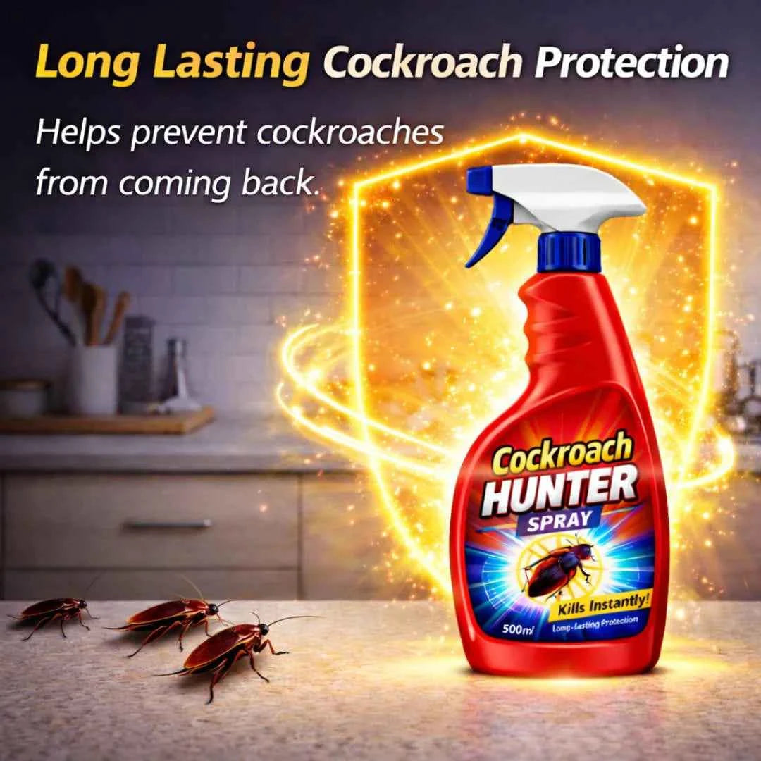 Powerful Cockroach Hunter Spray - Long Lasting (Buy 1 Get 1 Free) - Kitechen & Home