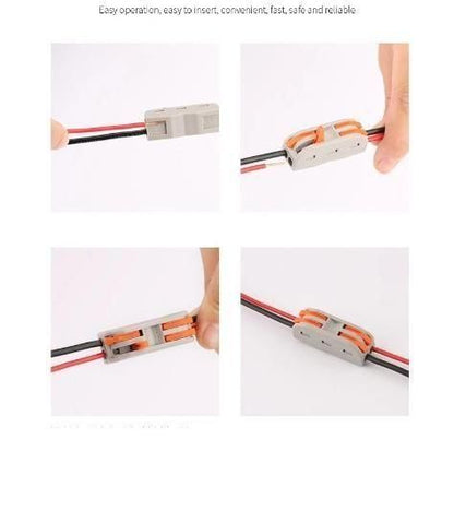 Premium Reusable Quick-Fast Wire Connectors (3-Pcs Set) - VibeDroid