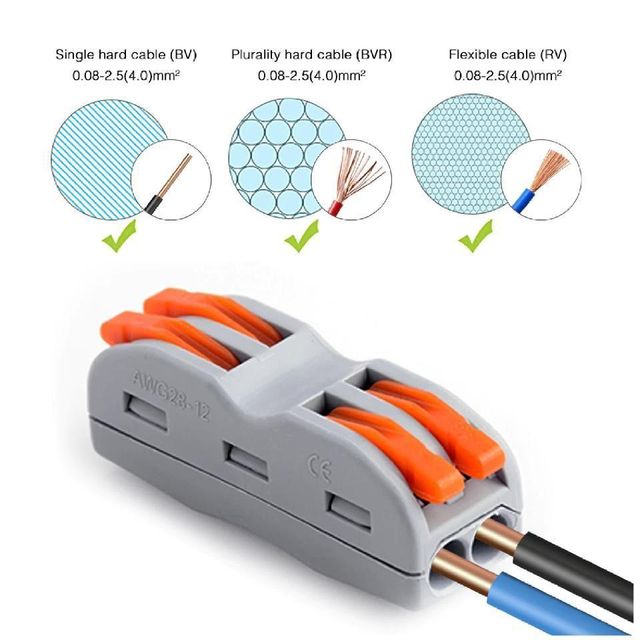 Premium Reusable Quick-Fast Wire Connectors (3-Pcs Set) - VibeDroid
