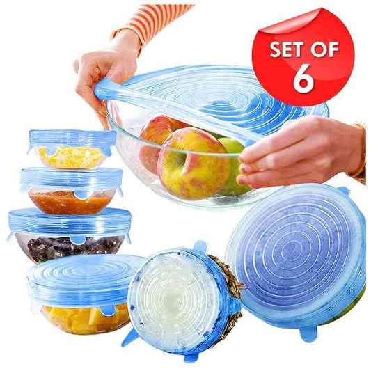 Reusable Food Covers (Set of 6)