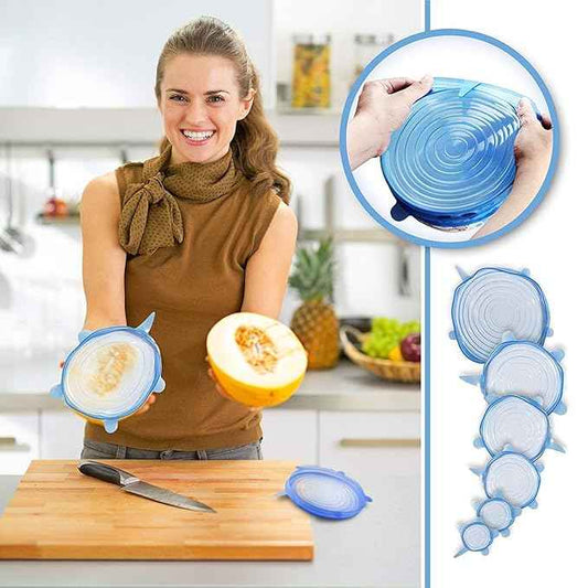 Reusable Food Covers (Set of 6)