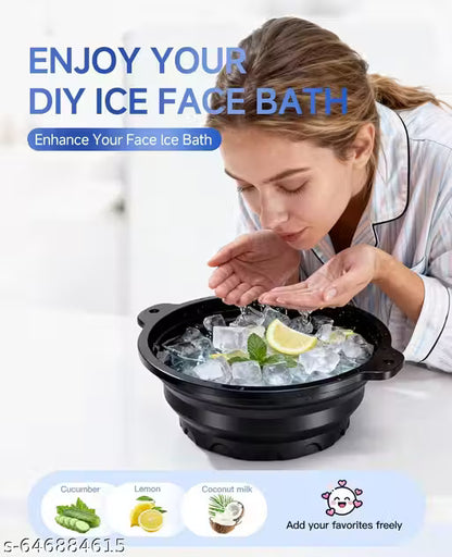 Facial Ice Bath Bowl - Silicone Cold Therapy Tool - VibeDroid
