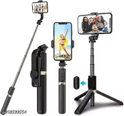 Extendable Tripod Selfie Stick - 72cm with Bluetooth - VibeDroid