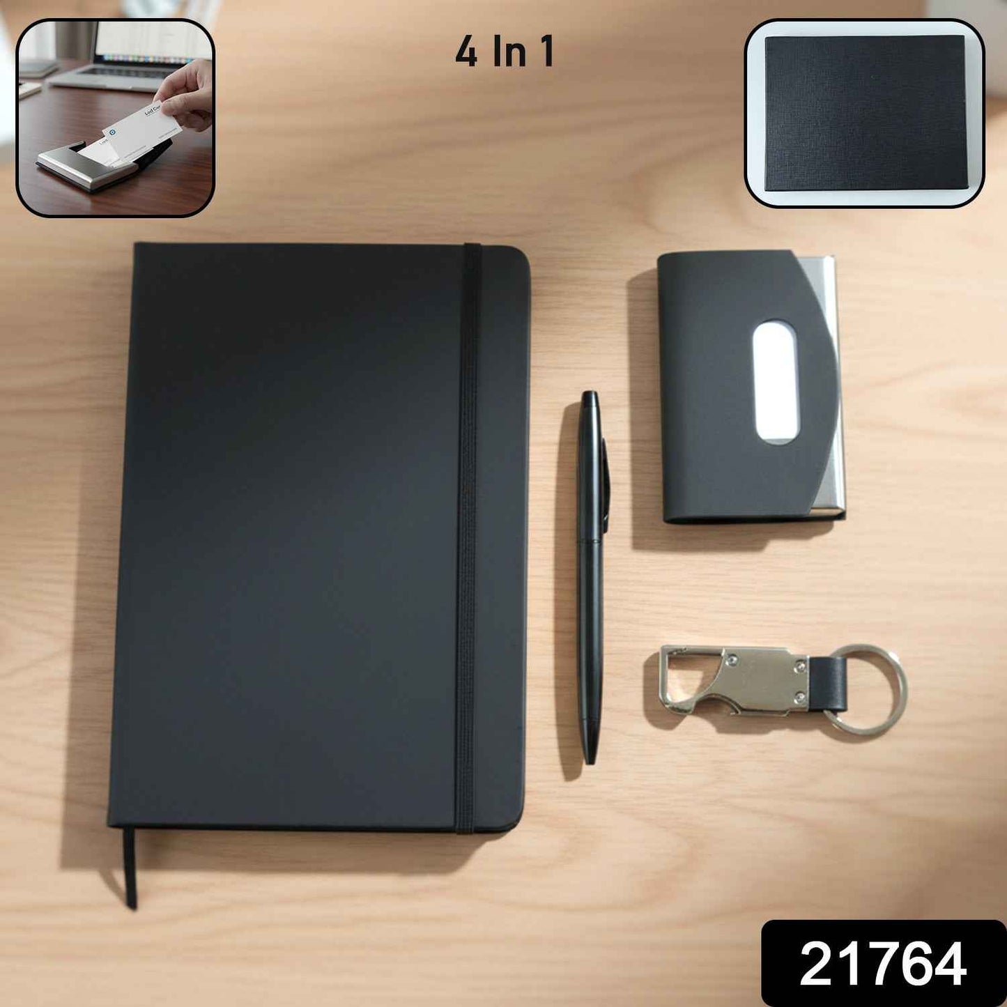 Premium 4 In 1 Travel Essentials Combo Executive Gift Set